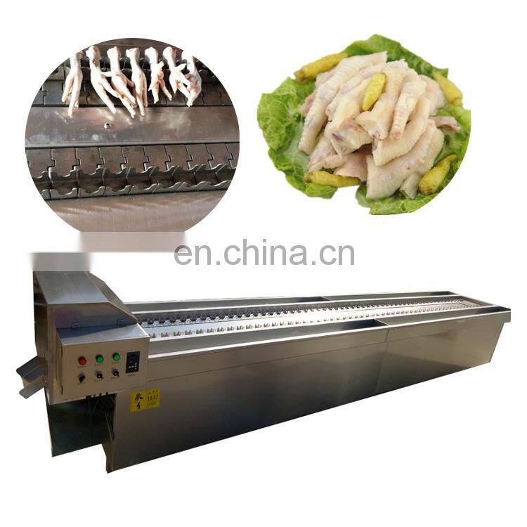 Automatic chicken duck feet paw cutter