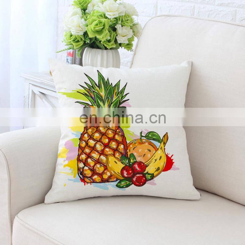 i@home Nordic simple style pineapple plant lumbar support pillow car sofa cushion cover home decor