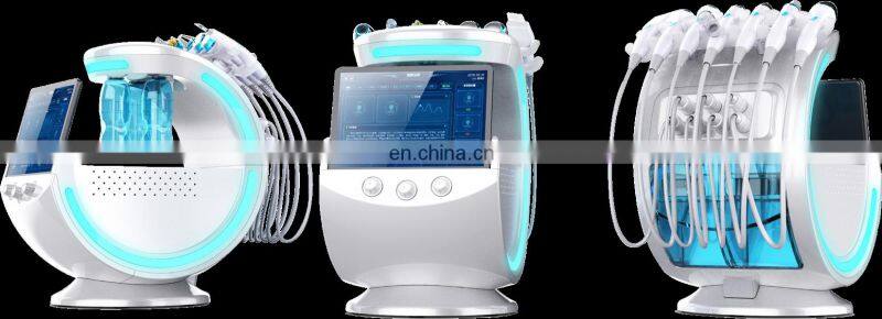 Intelligent Ice Blue Advanced Skin Analyzer RF Head With Mobile App Connection Facial Machine for skin management