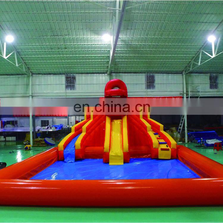 Factory sale inflatable slide, inflatable pool slide,/large inflatable dry slide and pool