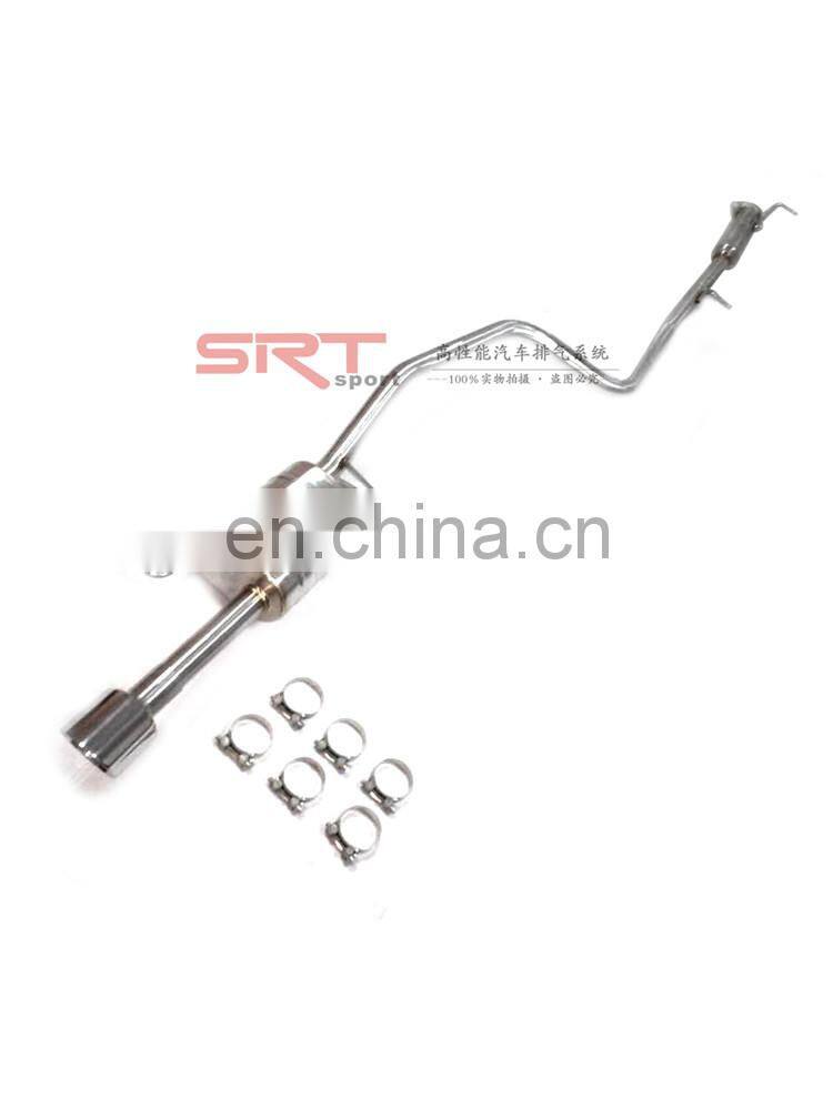 srt exhaust for ford kuga/eco sport/f150 valve exhaust catback with quad double tip