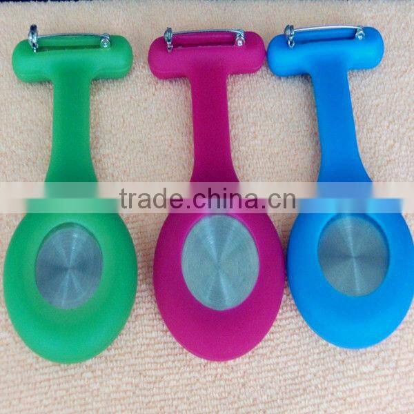 China sell 15 colors silicone nurse watch