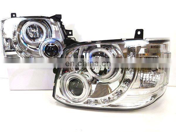 For Toyota 2011 Hiace Head Lamp Led crystal Stard Halogen Headlight Car Headlamps Car lamp Car Light Auto Headlamps Headlights