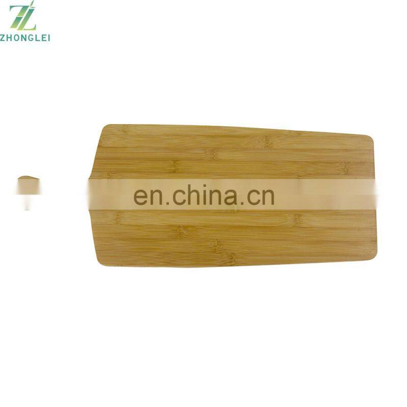 Natural Bamboo Rectangular Kitchen Cutting Board with Handle