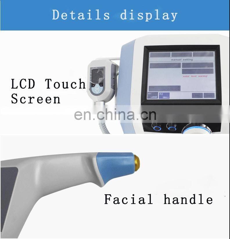Non-invasive non-surgical 2 in 1 RF ultrasound face neck body skin tightening wrinkle removal device
