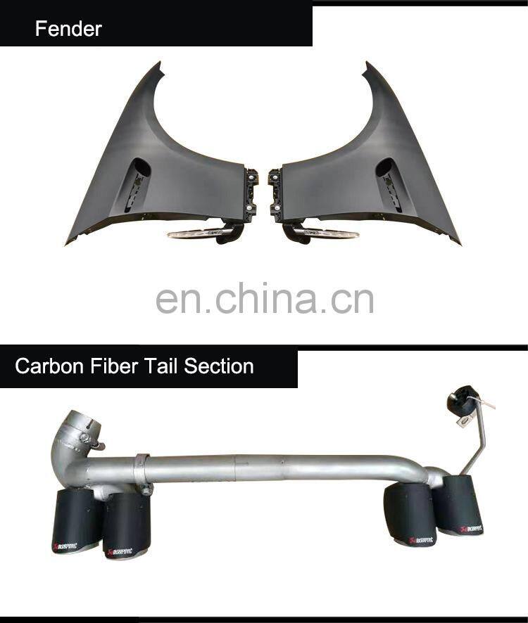 Runde 2021 Body Kit For BMW 3-Series E92 E93 Upgrade M3 Style Body Kits Front Car Bumpers Fog Lights Fenders Hoods