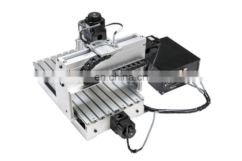 High precision stepping motor mini desktop cnc 3020 router