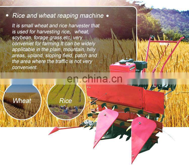 New model 4 wheel wheat and rice reaper binder price