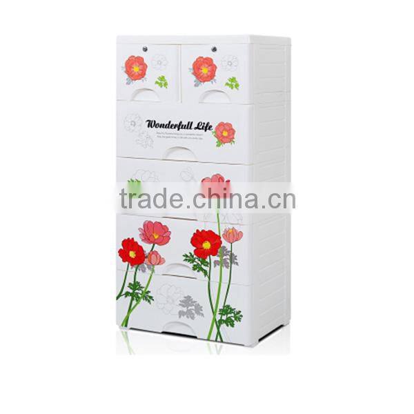 whosesale fashion 3-ALYER plastic clother storage drawer