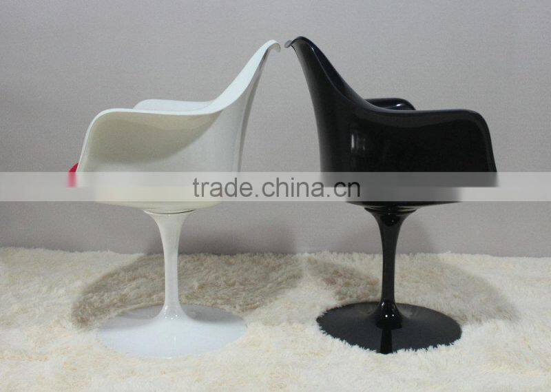 Commercial furniture ABS shell tulip arm chair bar chair