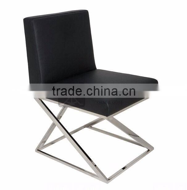 DC-108 Creative Stainless Steel Leg Chair