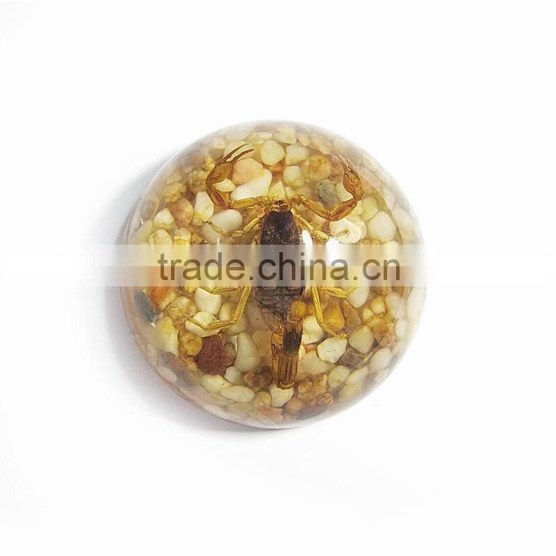 Promotional gifts clear semicircle crystal desktop ornament