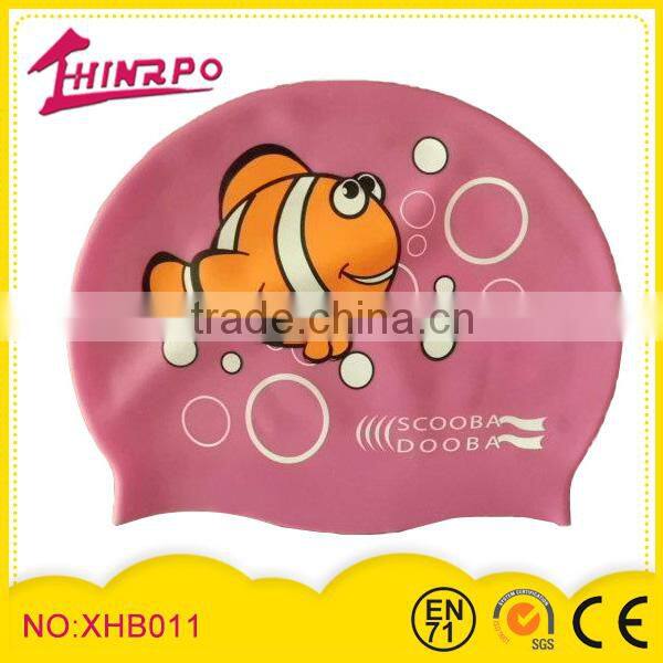 Custom Logo Adult Kids swim cap