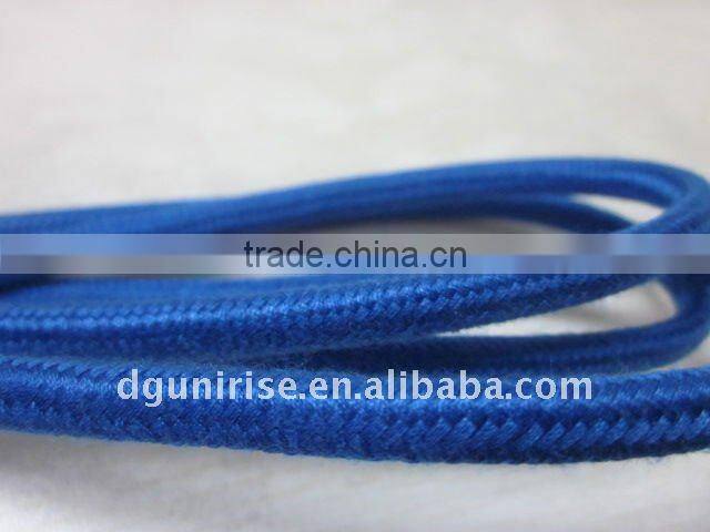 Europe standard electrical plug with textile power cord