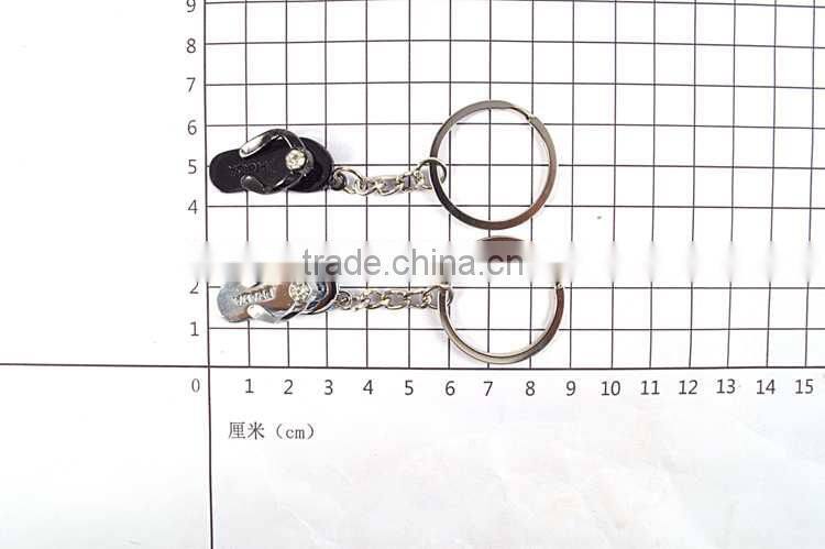 custom metal keychain promotional cute shoes keychain