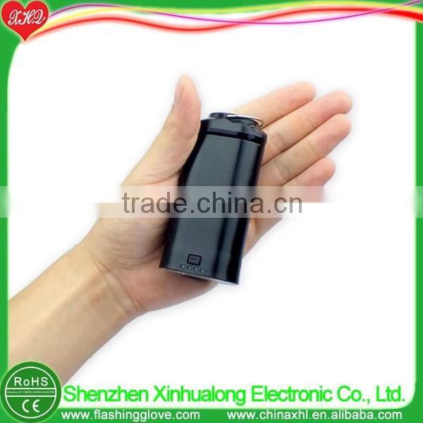 Personalized LED torch light portable power bank