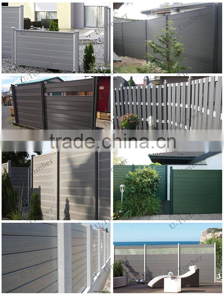 2016 new nice garden wpc railing wpc fences garden
