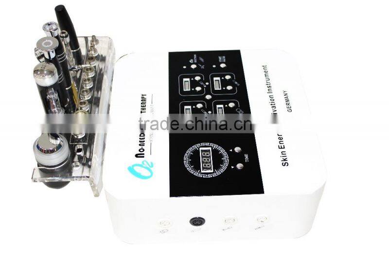 portable 7 in 1microdermabrasion no needle mesotherapy face lifting with suction blackhead vacuum wand machine made in china