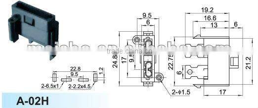Universal balde din fuse holder