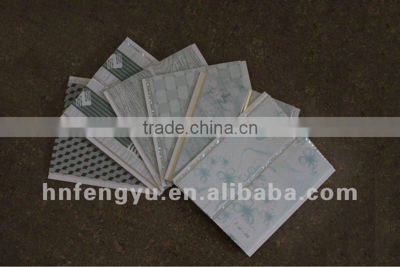 DECORATIVE insulated pvc ceiling panels