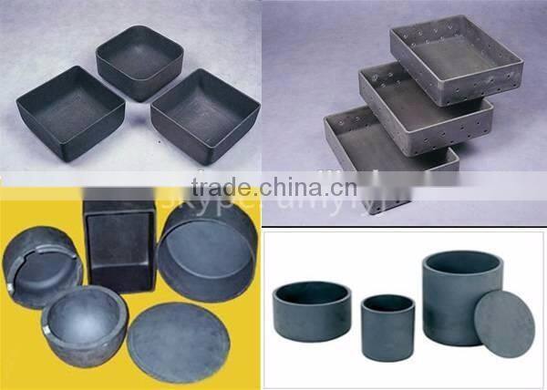 High Temperature Furnace Curcibles SiSiC Silicon Carbide Crucible for God Melting