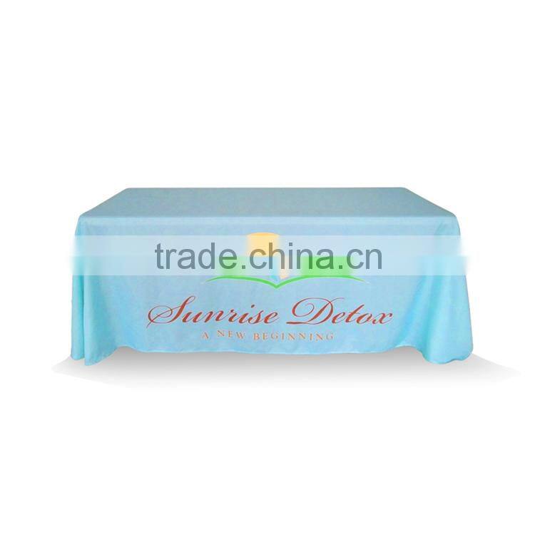 2015 Promotional Price Customized Oem 4Ft 6Ft 8Ft Table Cloth/Cover