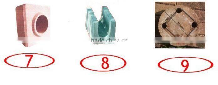 Small scale portable mud interlocking block machine clay brick making machine price