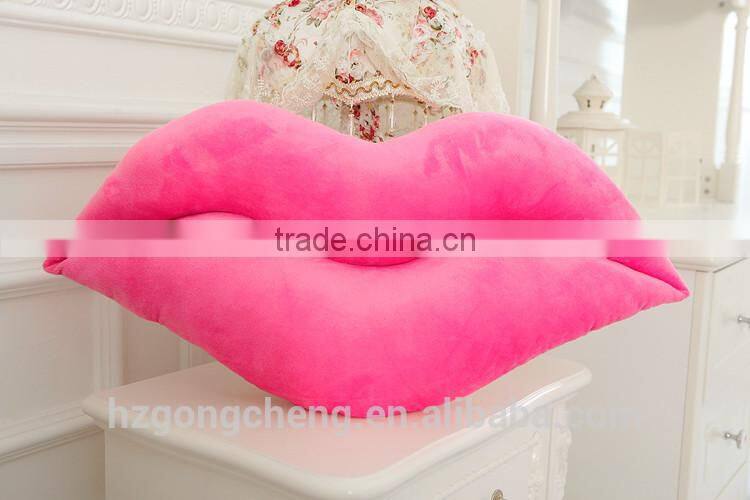 wholesale lip shaped pillow, lip shape cushion, party decoration with red lip