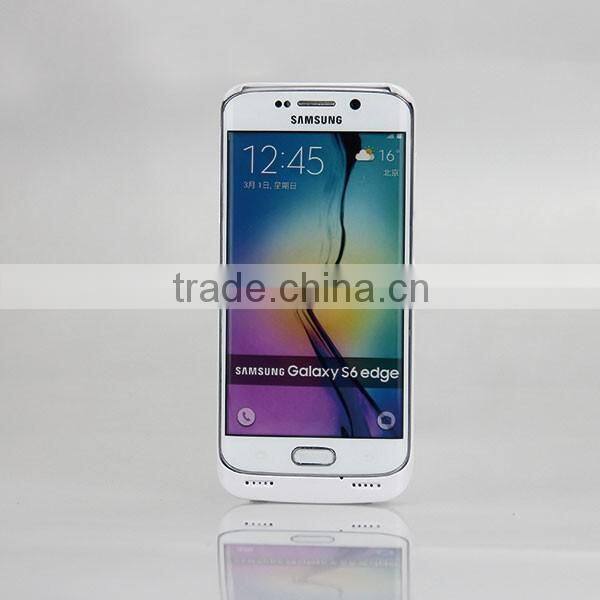 Hot sell external power battery case for Samsung galaxy S6 edge 4200mAh
