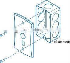 Bi-color LED push button, exit push button