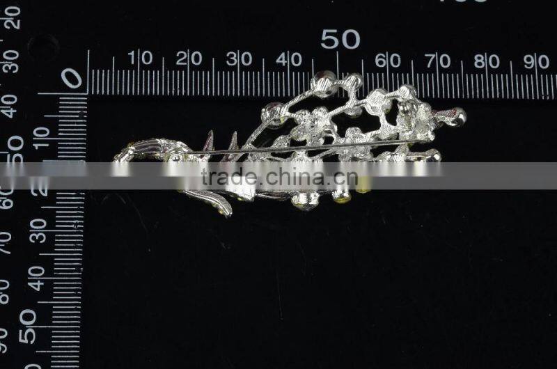 Peafowl Style Crystal Rhinestone Strass Brooch Pins, Peafowl Crystal Strass Brooch, Peafowl Crystal jewel Strass Brooch