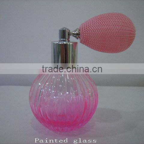 100ml clear ball shape perfume bottle with atomizer