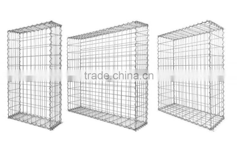 Square Hole Galvanized Welded Type Gabion Box (ISO Factory)