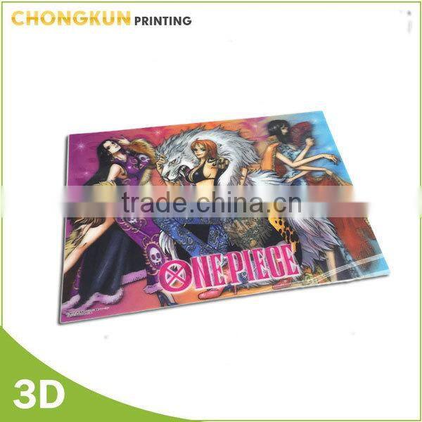 Lenticular printing 3D wall pictures of Japanese Sport Star