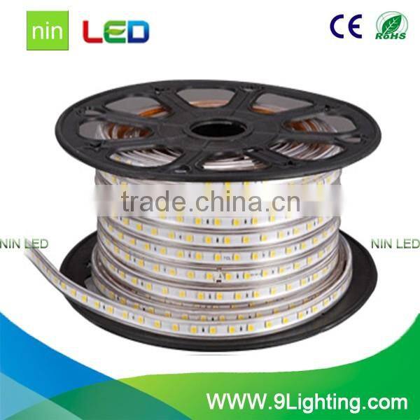 super bright LED light 5050 led flexible strip lighting 200V to 240VAC