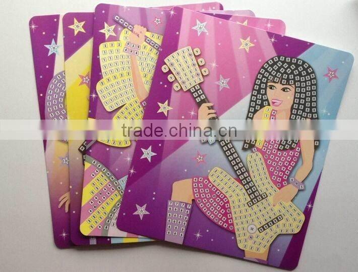 girls rock mosaic by mumbers DIY mosaic kit