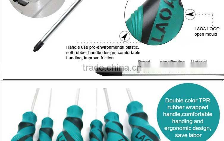 LAOA 6pcs High quality Multifunction Low Price Philips Screwdriver