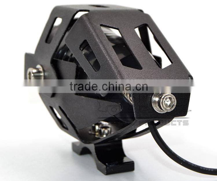 BJ-SPL-008 New Arrival Custom Black 12V Motorbike Motocross Angel and Devl Eye Motorcycle Spot LED Light