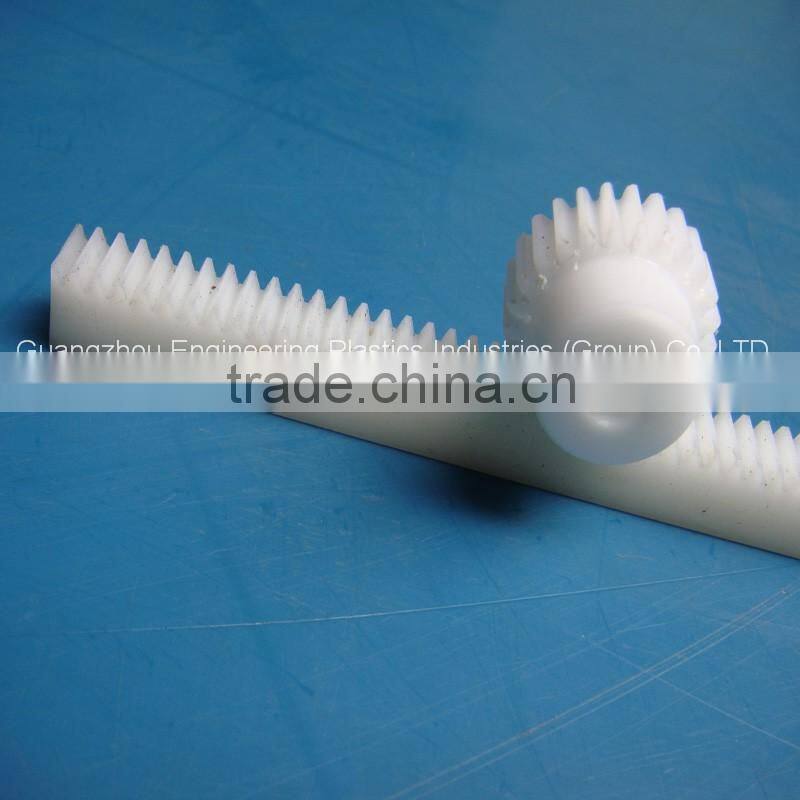 engineering plastic pe polyethylene gear rack and pinion