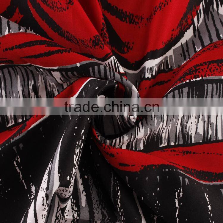 red color woven textile 100 cotton 3x3 canvas fabric printing for garment