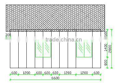 2016 hot sale prefab house with low cost modern prefabricated house with good appearance
