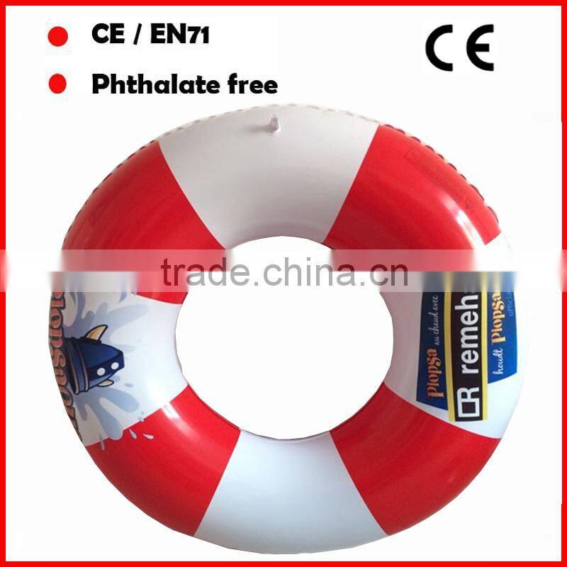 funny PVC inflatable pool floating baby seat for promotion with handles