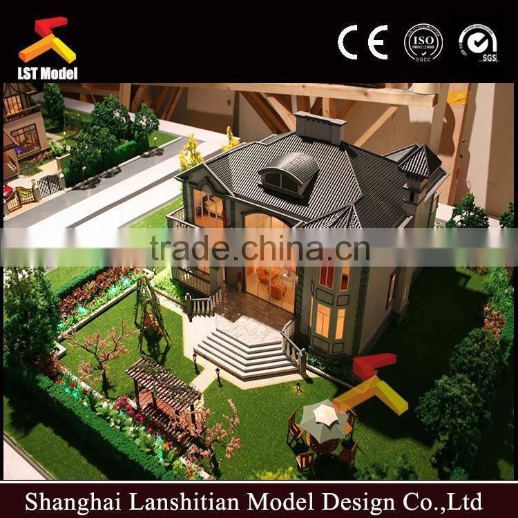 cheap plastic building material architectural model
