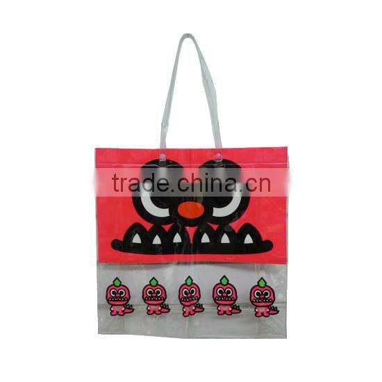 2016 Fashion Products Bros Brosdion Berry Red Waterproof Printed Transparent Beach Shoulder Bag