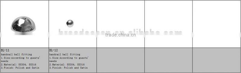 stainless steel handrail ball joints for bearing BL-10