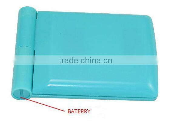 Make up Mirror with 8 led Lady Women Girl Pocket Mirror Home Office Use