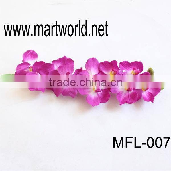 Phalaenopsis artificial wedding flower for wedding & party decoration for sale (MFL-007)