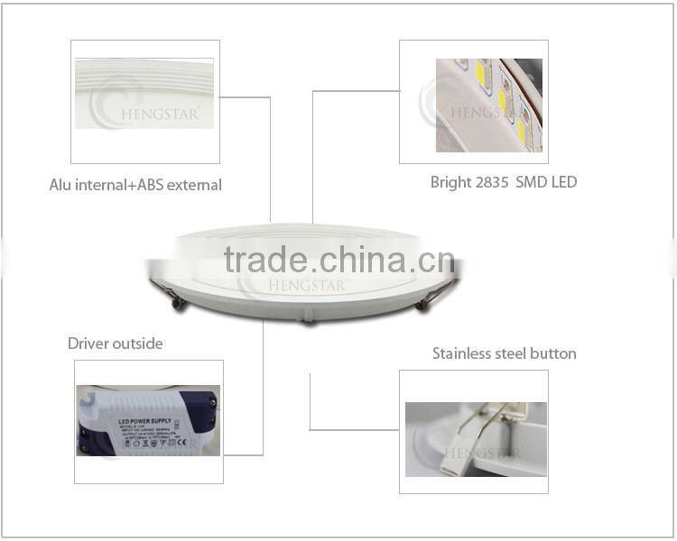 Wholesale led round panel light 12w,15w,18w ultra slim high quality 220v ra80 ce rohs ,led panel round light wholesale