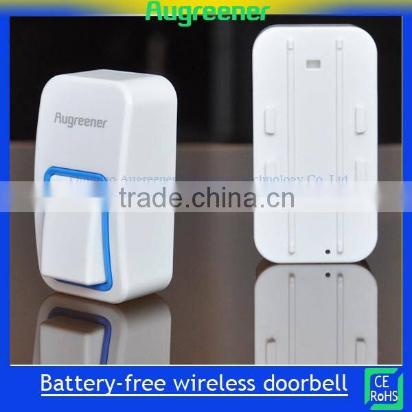 high-end wireless doorbell kinetic wireless doorbell manufacturer suupply in Qingdao wireless doorbell AG101N