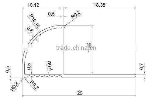 aluminum ceramic tile trim/flooring strips
